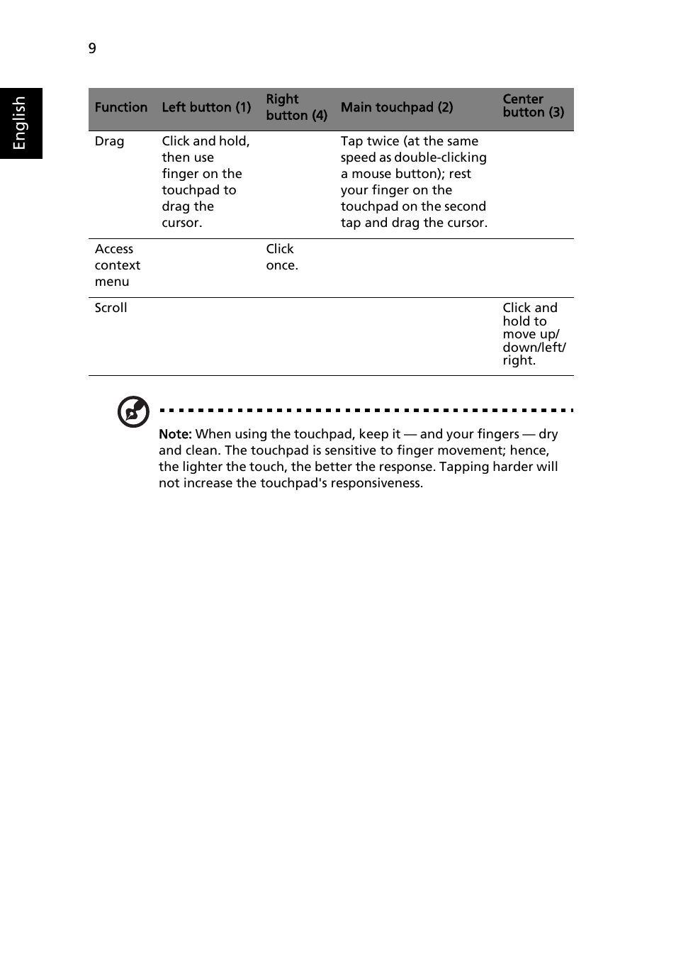 English | eMachines E510 Series User Manual | Page 28 / 64