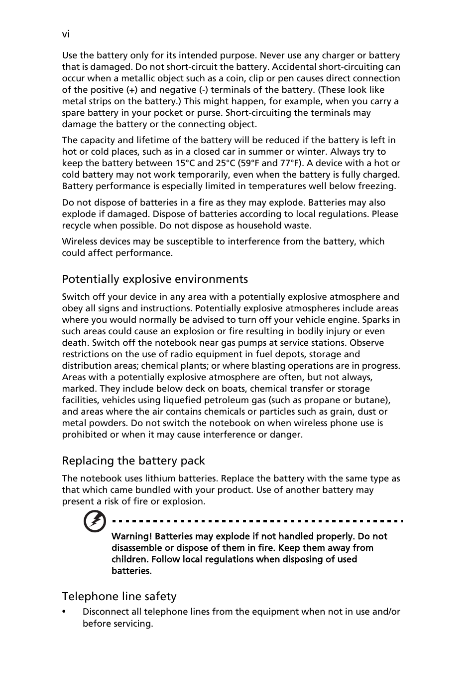 eMachines E510 Series User Manual | Page 6 / 64