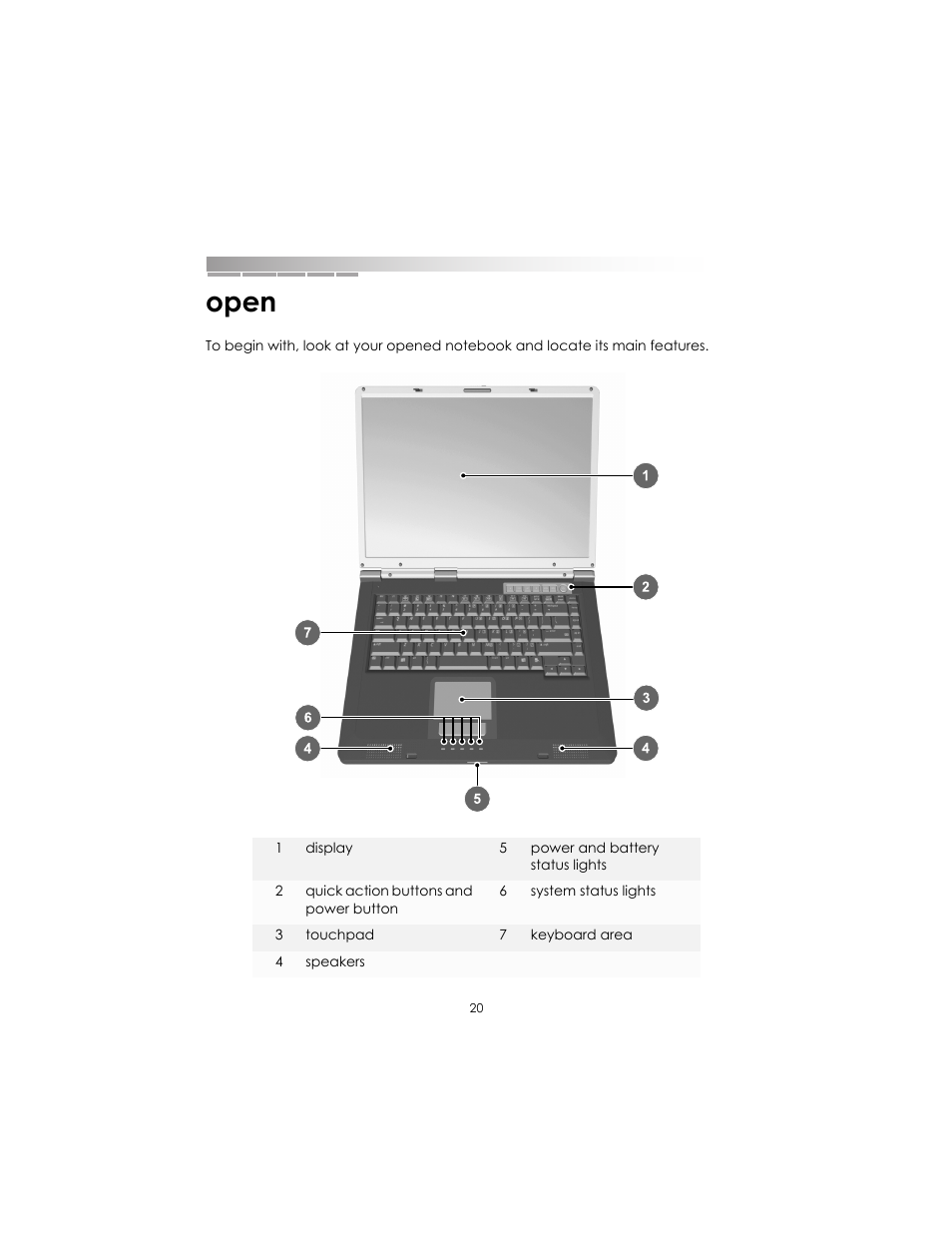 Open | eMachines AAFW53700001K0 User Manual | Page 19 / 77