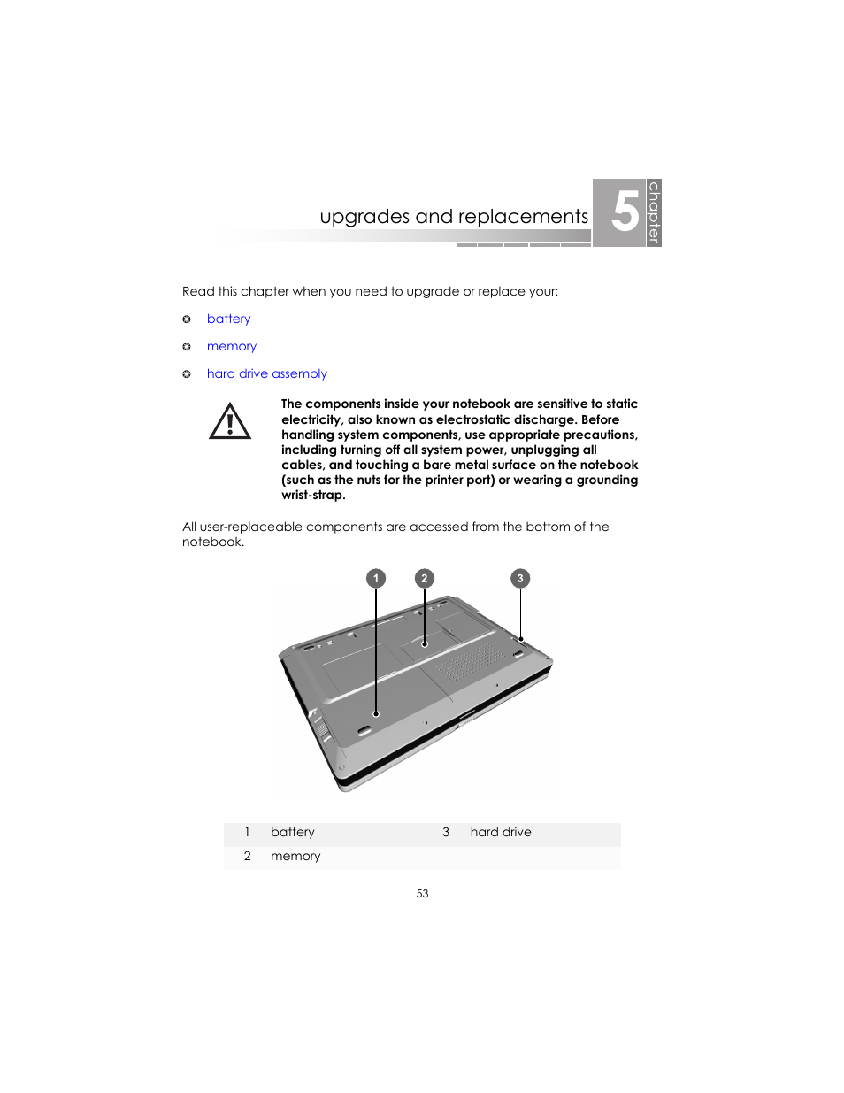 Upgrades and replacements | eMachines AAFW53700001K0 User Manual | Page 52 / 77