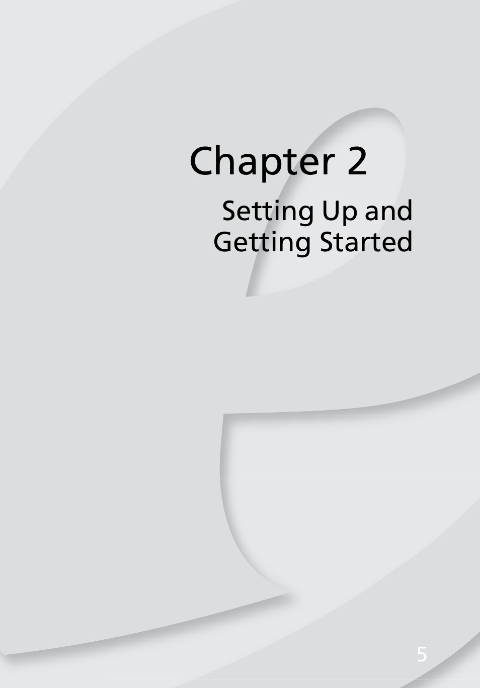 Setting up and getting started, Chapter 2: setting up and, Getting started | Chapter 2 | eMachines EL1200 Series User Manual | Page 15 / 82