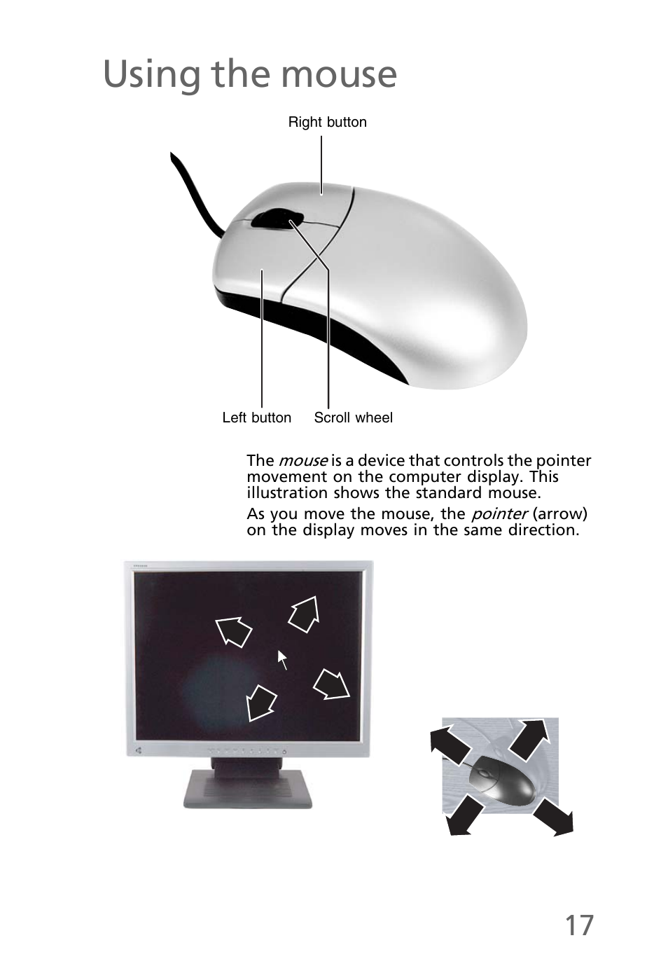 Using the mouse | eMachines EL1200 Series User Manual | Page 27 / 82