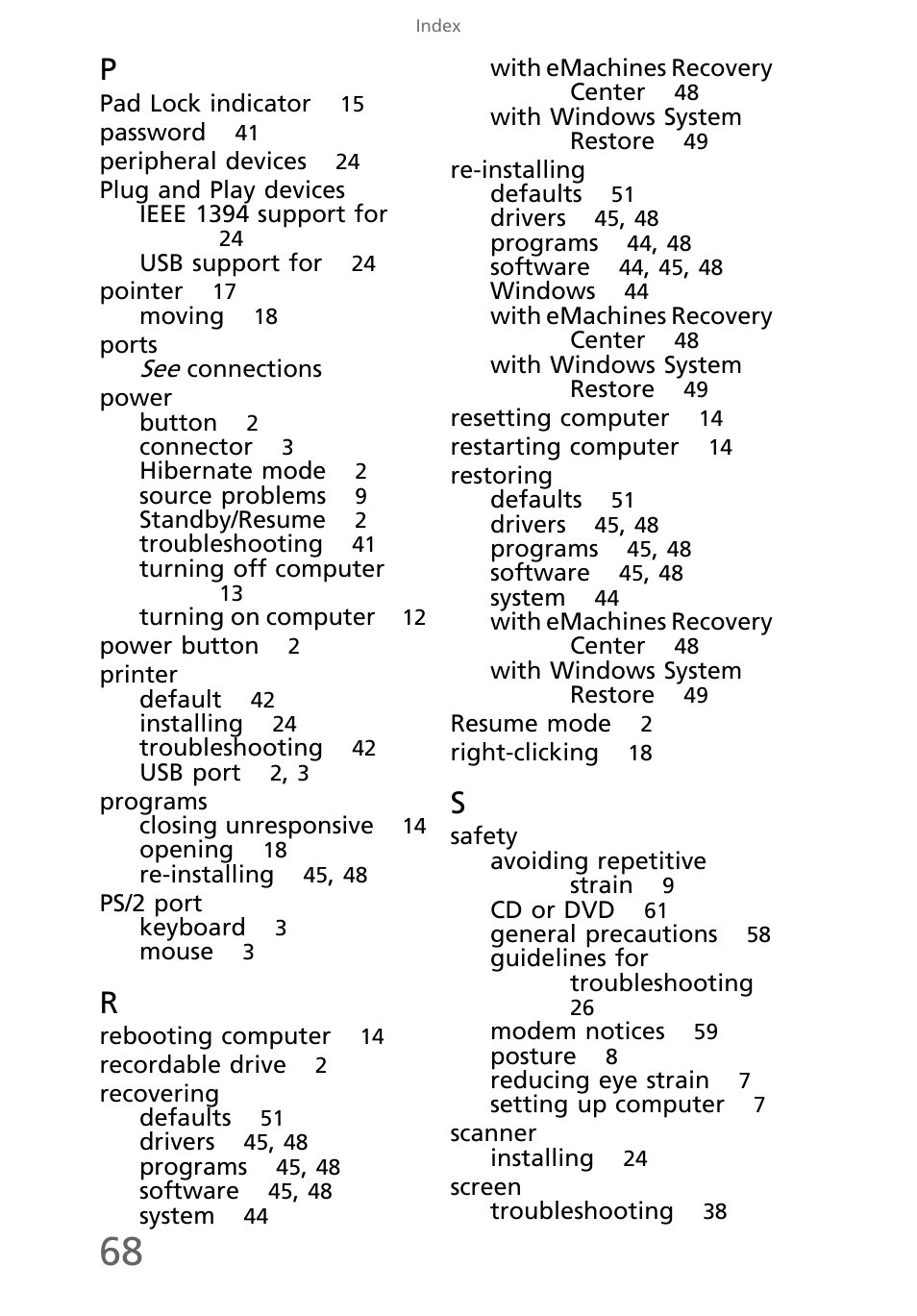 eMachines EL1200 Series User Manual | Page 78 / 82