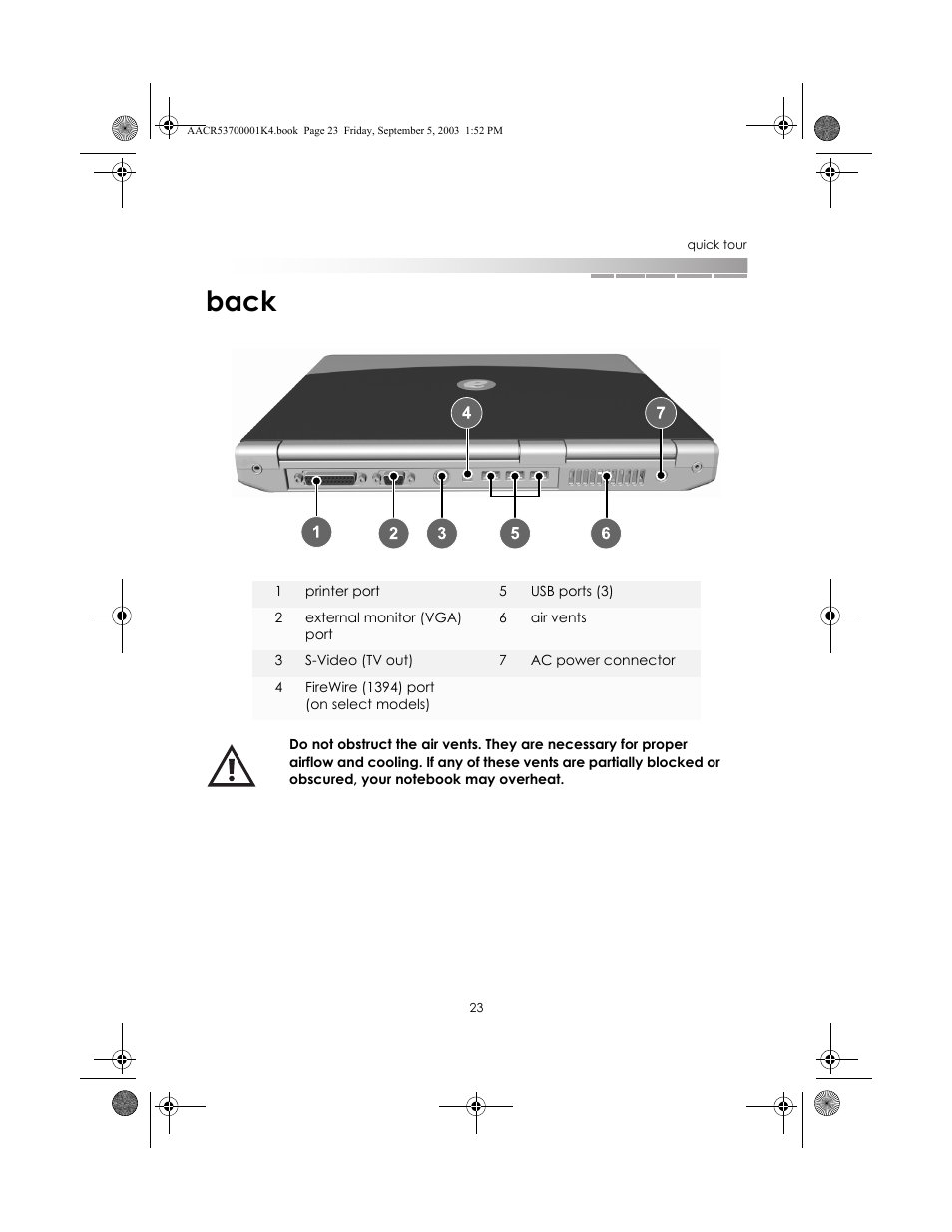 Back | eMachines Notebooks User Manual | Page 22 / 78