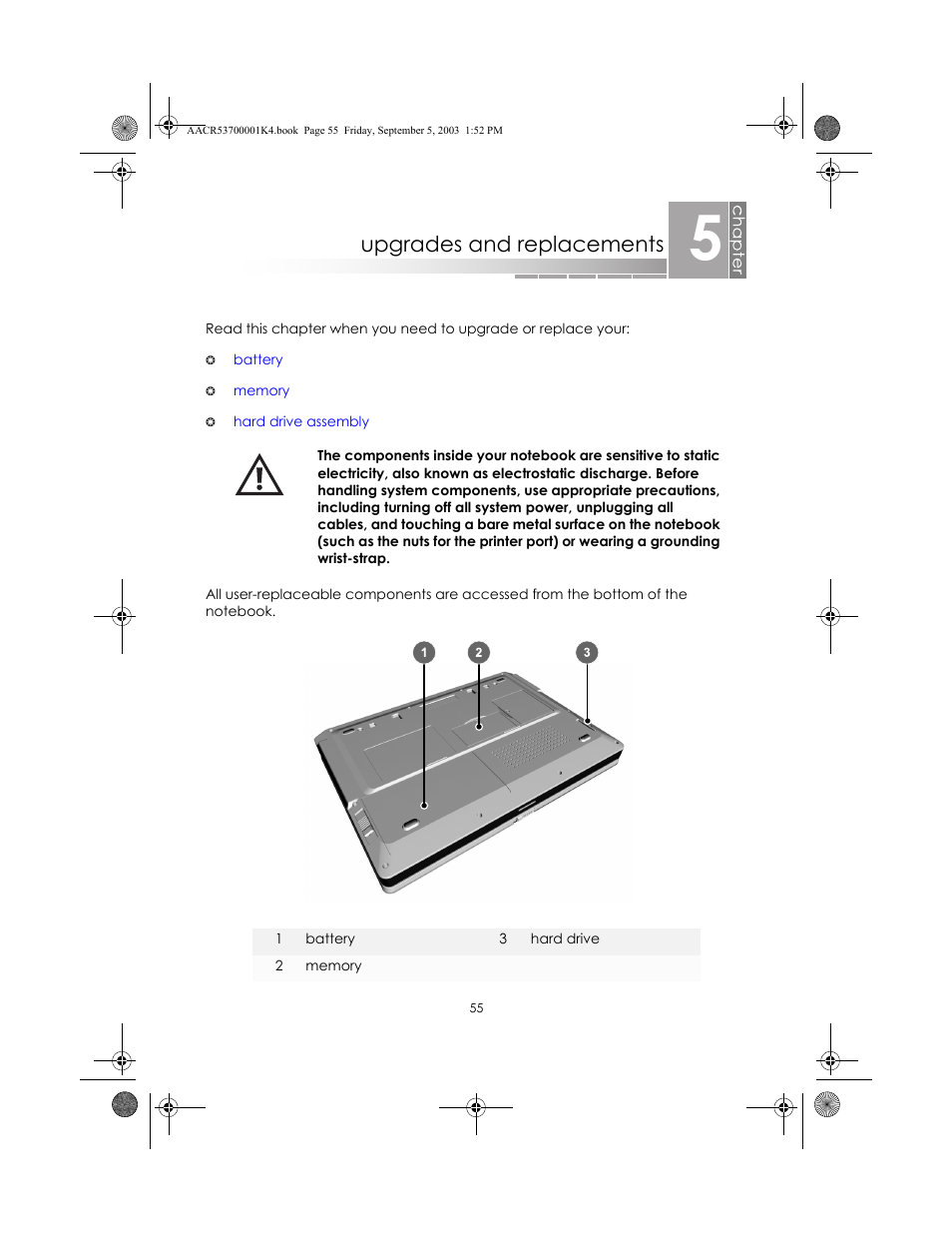 Upgrades and replacements | eMachines Notebooks User Manual | Page 53 / 78