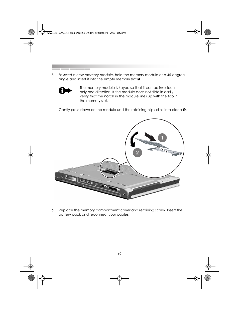 eMachines Notebooks User Manual | Page 58 / 78
