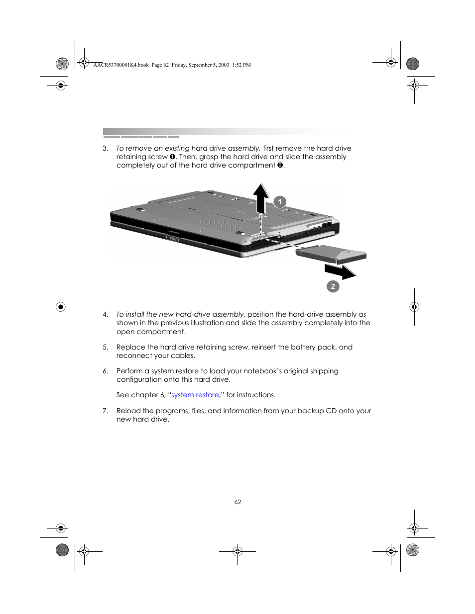 eMachines Notebooks User Manual | Page 60 / 78