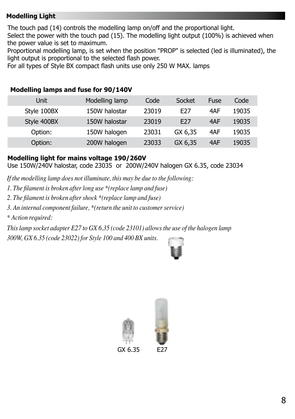 Elinca BX 100 User Manual | Page 9 / 16