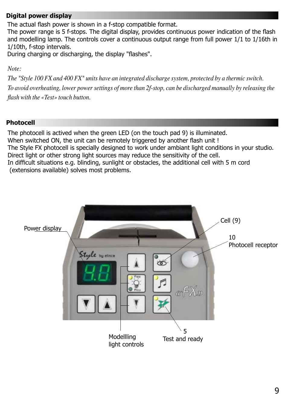 Elinca FX 100 User Manual | Page 10 / 16