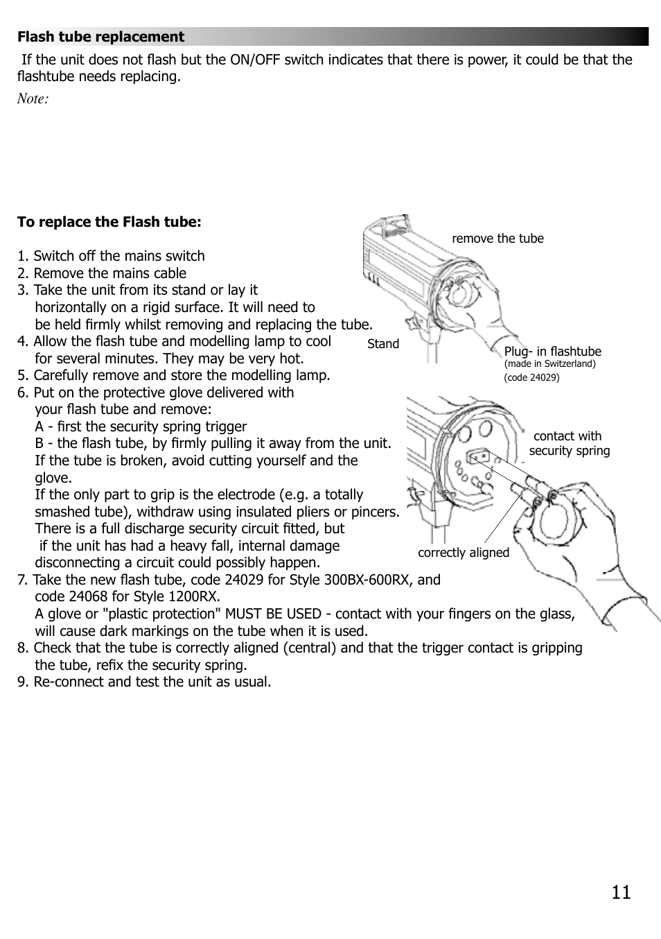 Elinca RX 600 User Manual | Page 12 / 16