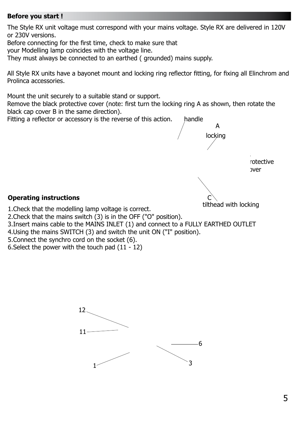 Elinca RX 600 User Manual | Page 6 / 16