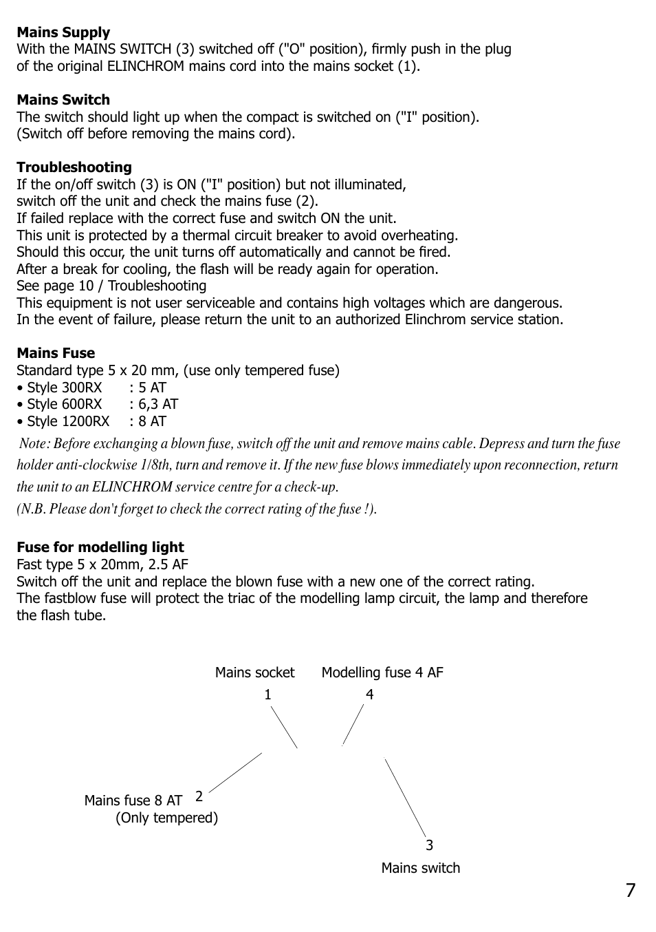 Elinca RX 600 User Manual | Page 8 / 16