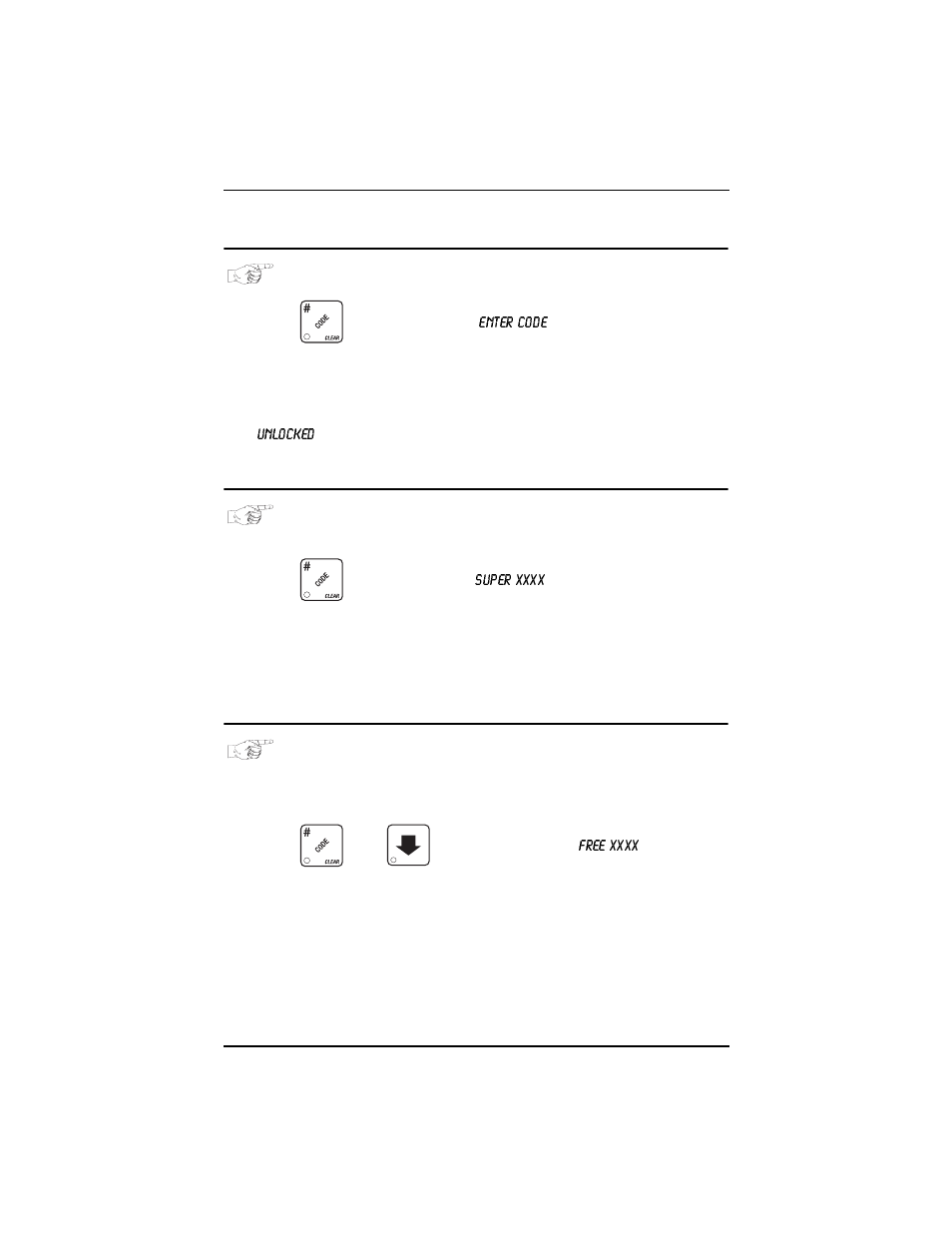 Programming procedures, Gain access to the supervisor mode, Enter a new supervisor code | Enter a freevend code | Everpure 327 User Manual | Page 29 / 88