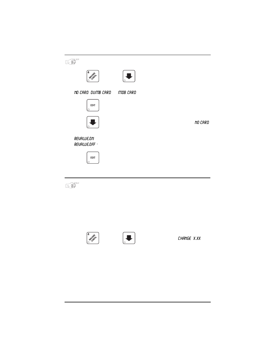 Select card reader and options, Select monetary options | Everpure 327 User Manual | Page 36 / 88