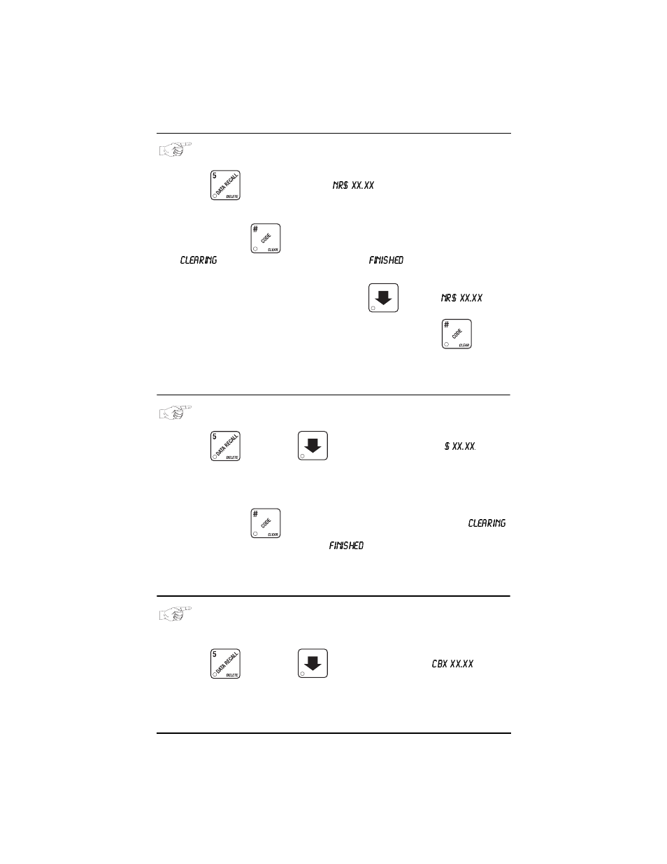Clear all resettable data, Clear paid sales data only, View amount in coin box | Everpure 327 User Manual | Page 62 / 88
