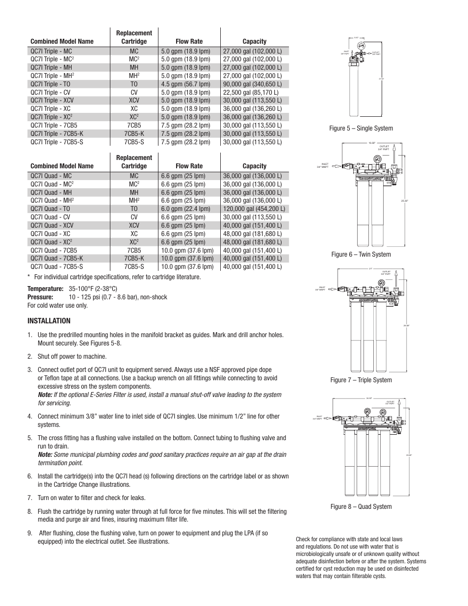 Everpure QC71 User Manual | Page 2 / 4