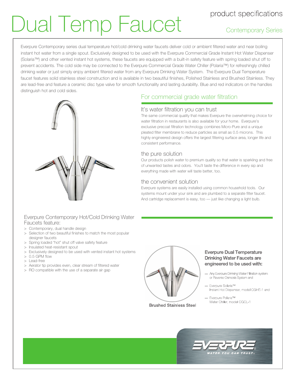 Everpure EV9008-10 User Manual | 2 pages
