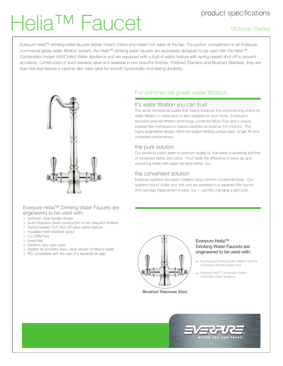 Everpure Helia EV9006-21 User Manual | 2 pages