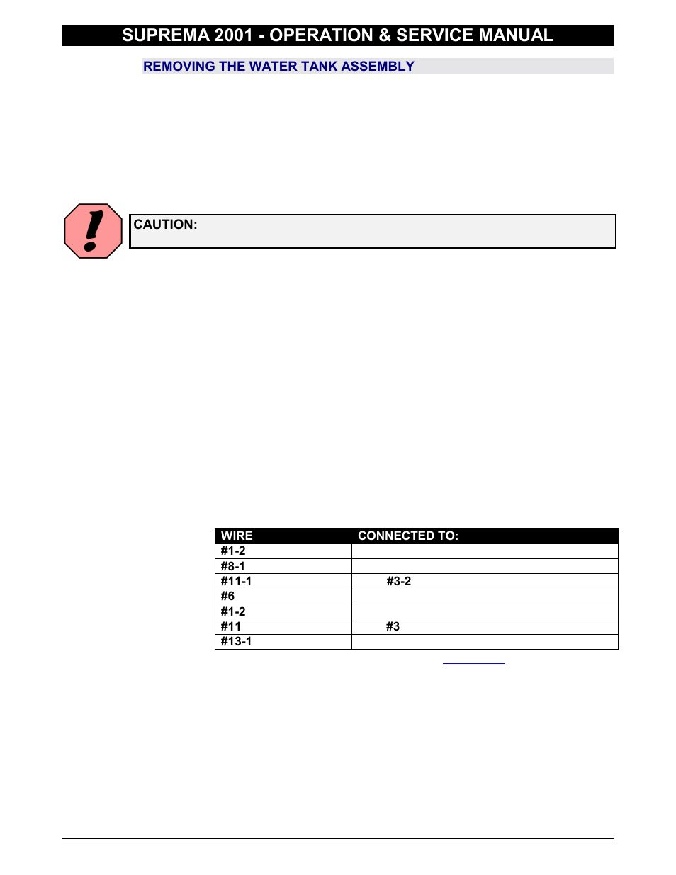 Water tank, Water tank assembly, Suprema 2001 - operation & service manual | Everpure 2001 User Manual | Page 46 / 60