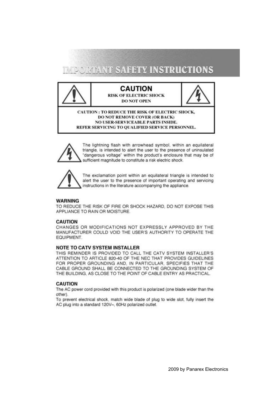 EXPANSYS PANSAT 4500 User Manual | Page 2 / 44