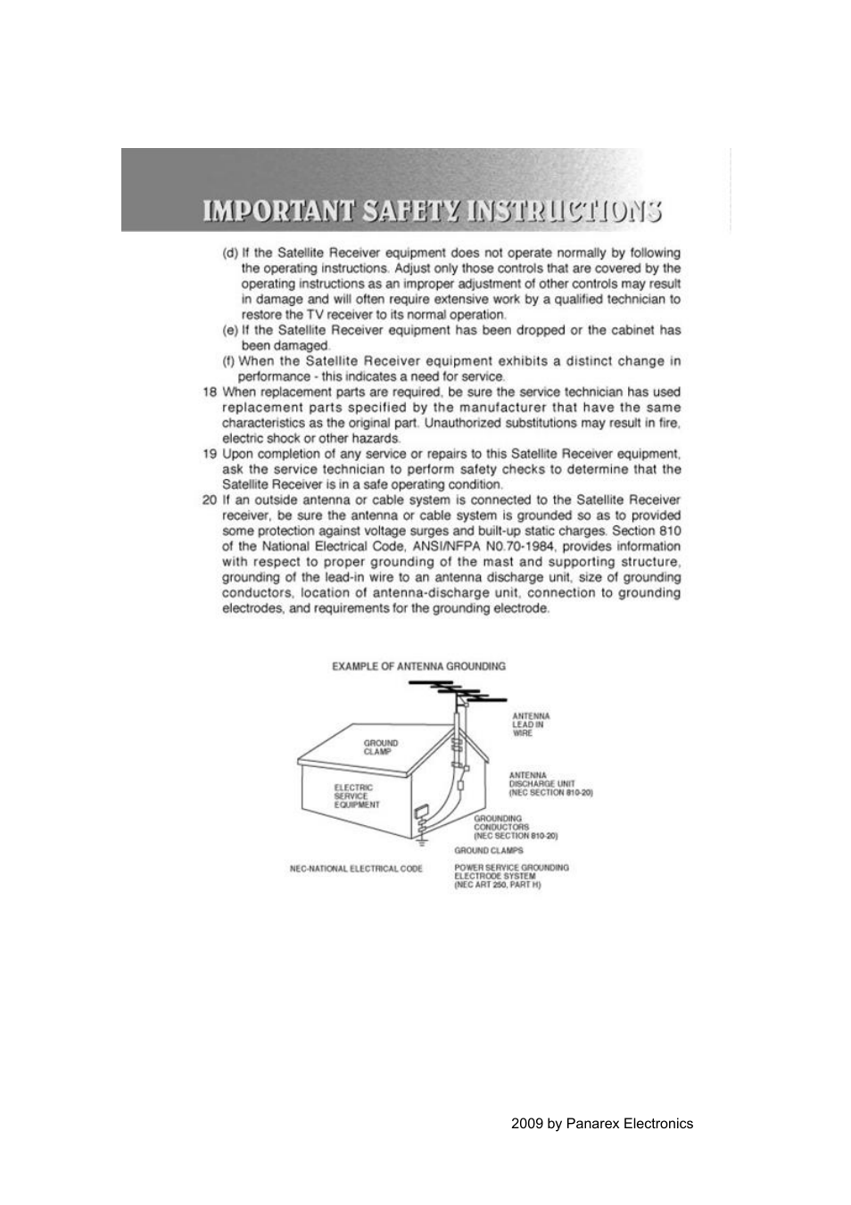 EXPANSYS PANSAT 4500 User Manual | Page 5 / 44