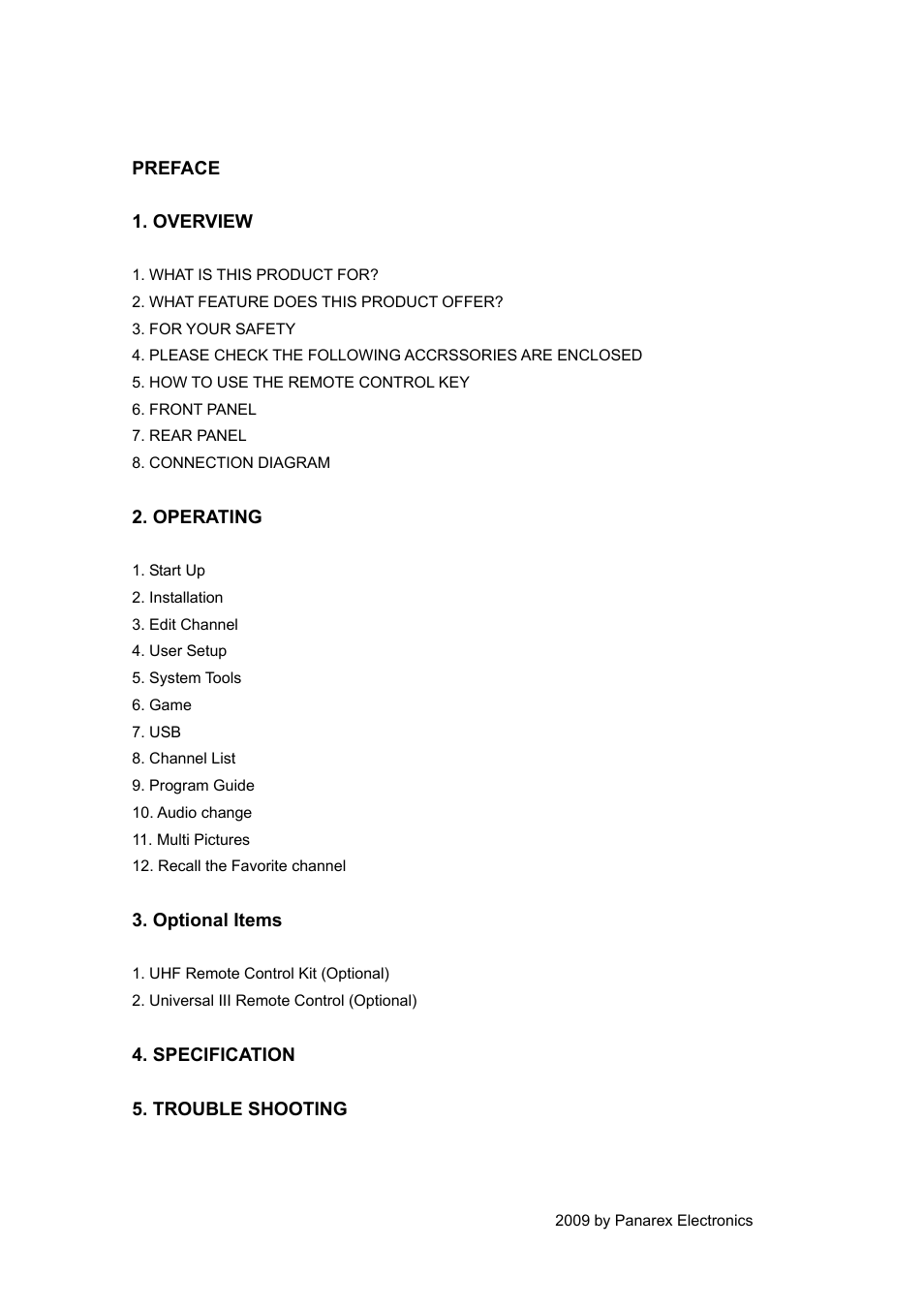 EXPANSYS PANSAT 4500 User Manual | Page 7 / 44