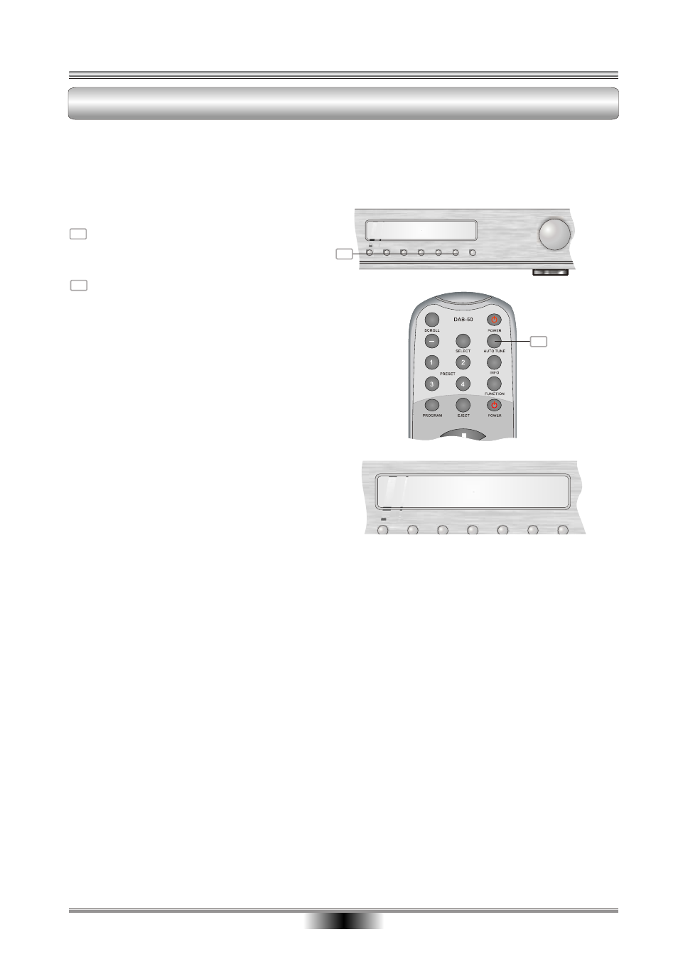 Operation and functions fm tuning | Eltax Hollywood 5.0 User Manual | Page 17 / 20
