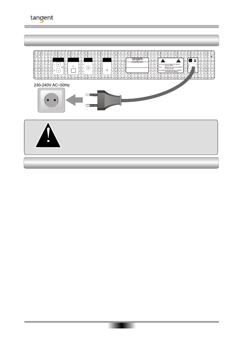 Connection connection to the mains, Connection to the mains | Eltax Hollywood 5.0 User Manual | Page 8 / 20