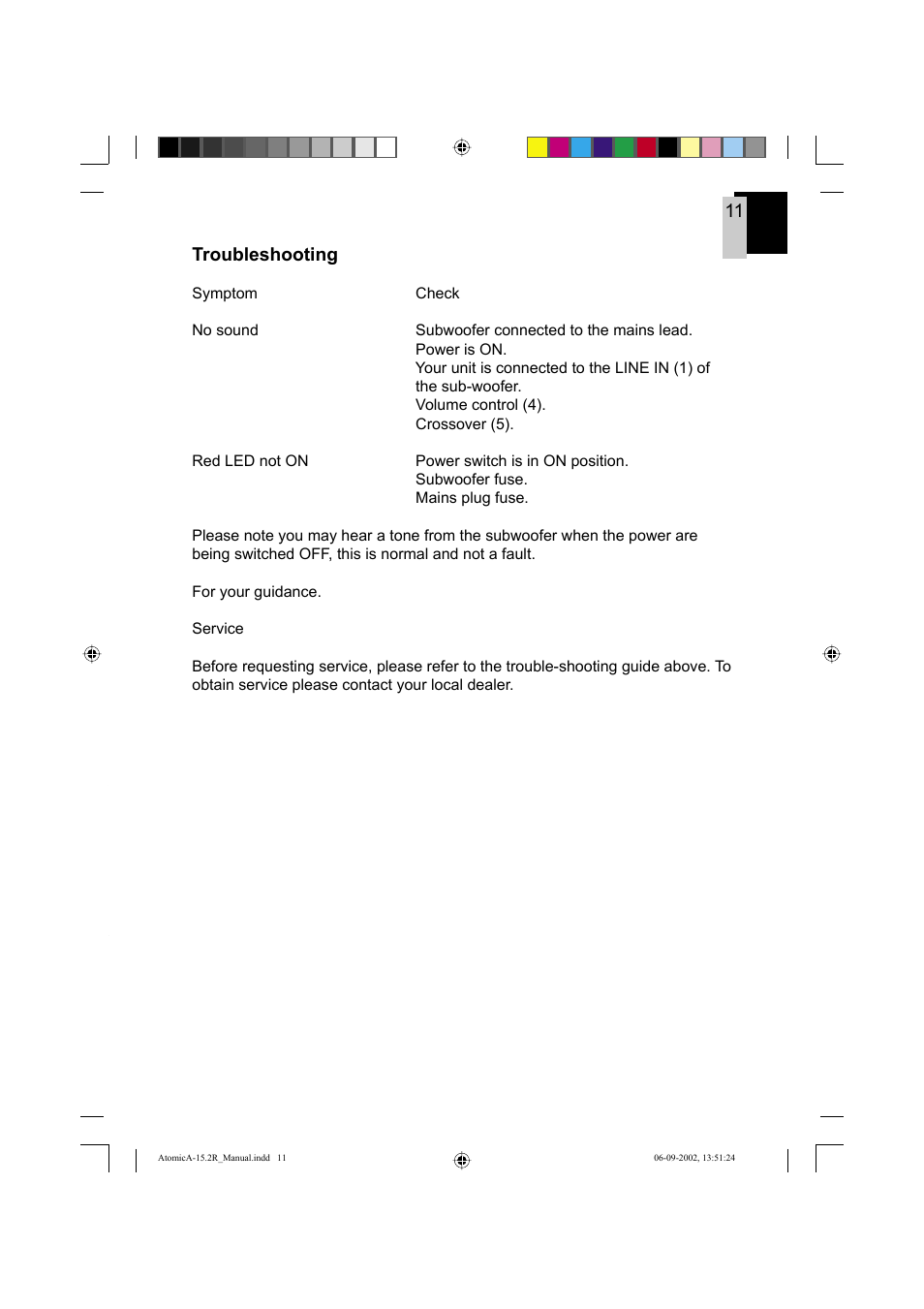 Eltax Atomic A-15.2R User Manual | Page 11 / 12