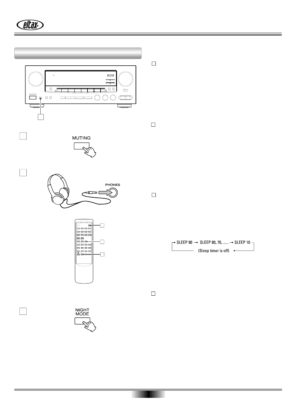 Basic operations, Basic operations (3) | Eltax AVR-800 User Manual | Page 15 / 28