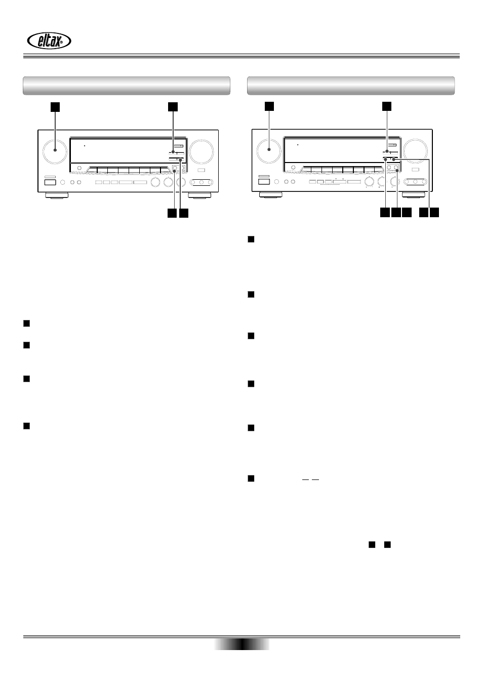Radio reception, Radio reception (3) | Eltax AVR-800 User Manual | Page 17 / 28