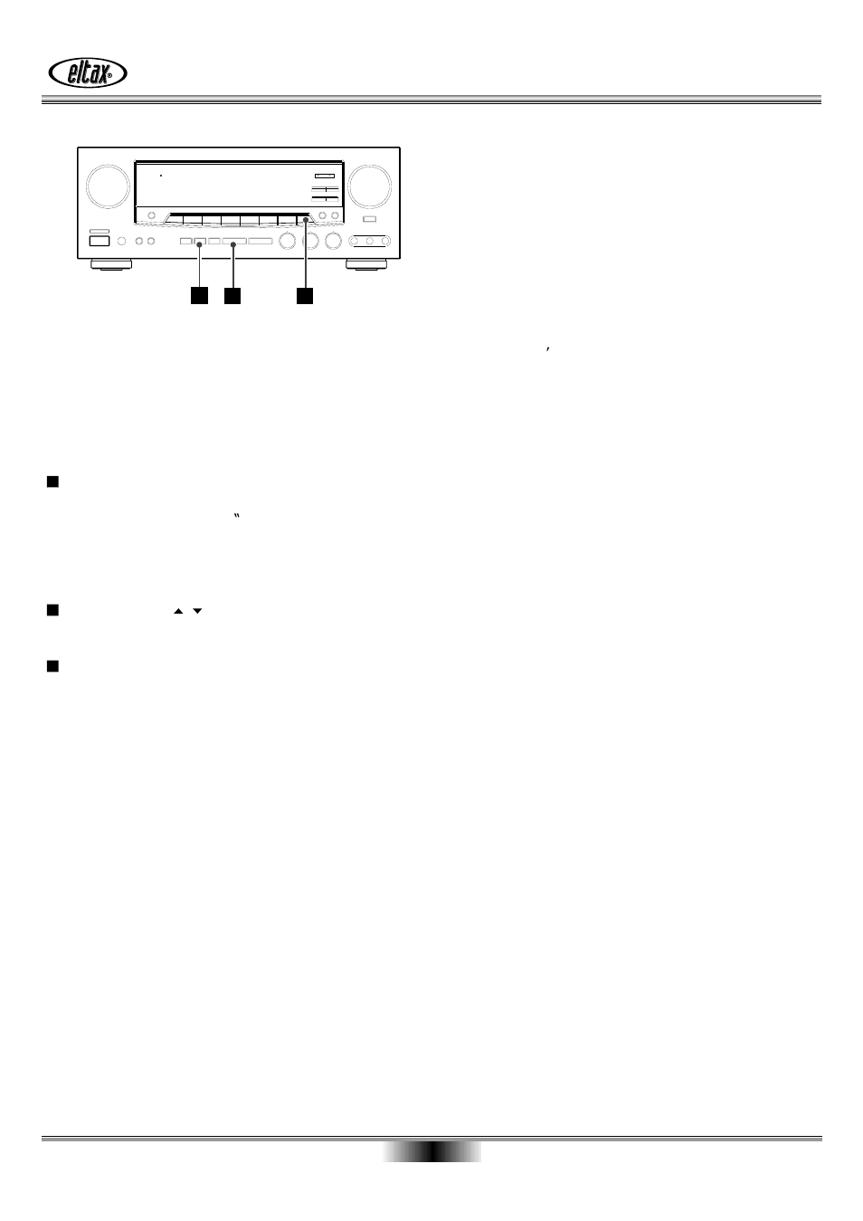 Speaker configuration | Eltax AVR-800 User Manual | Page 23 / 28