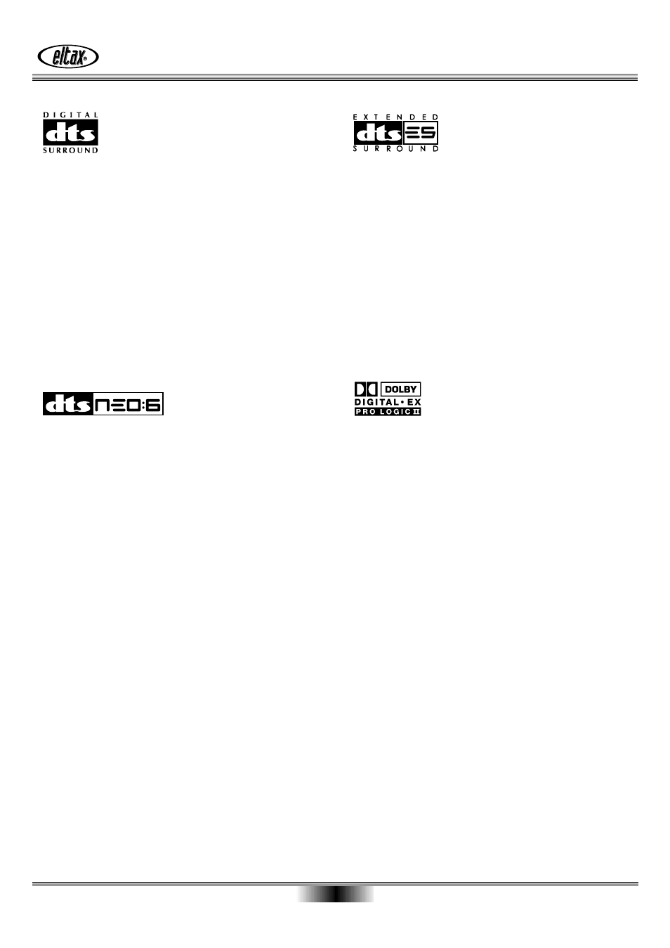 Description | Eltax AVR-800 User Manual | Page 6 / 28