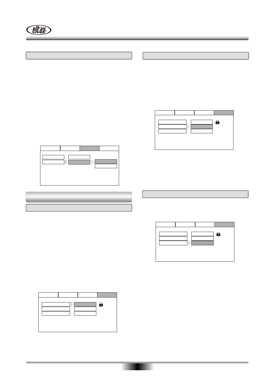 System setup, 4 rating setup, 2 lpcm out | 1 password, 2 parental setup, 3 reset | Eltax DV-280 User Manual | Page 21 / 28