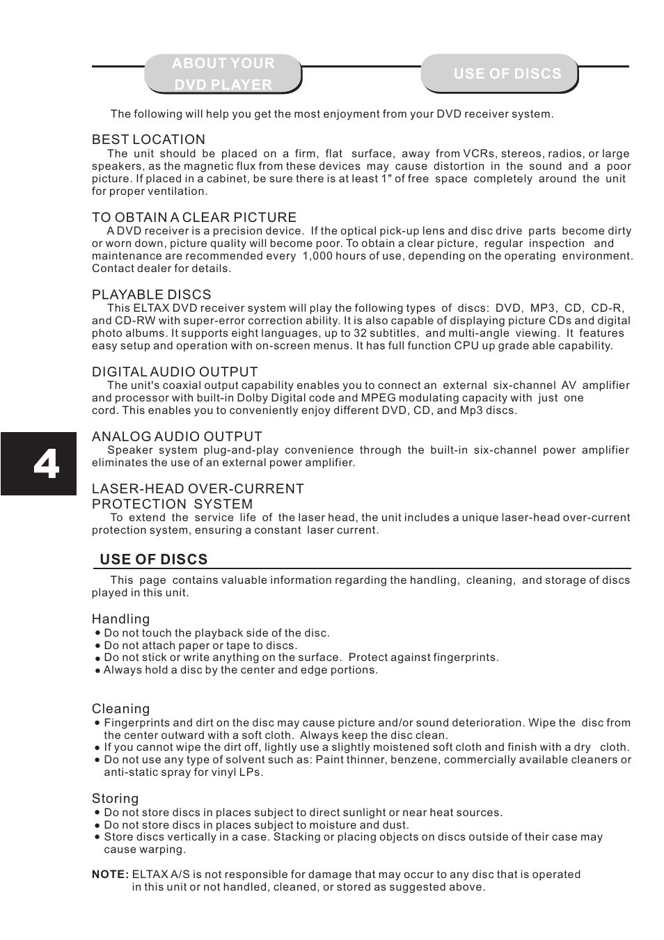 Eltax DR-109 User Manual | Page 6 / 32