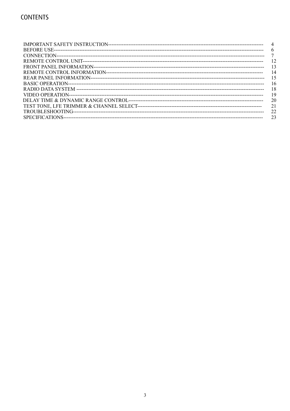 Eltax AVR-900 User Manual | Page 3 / 24