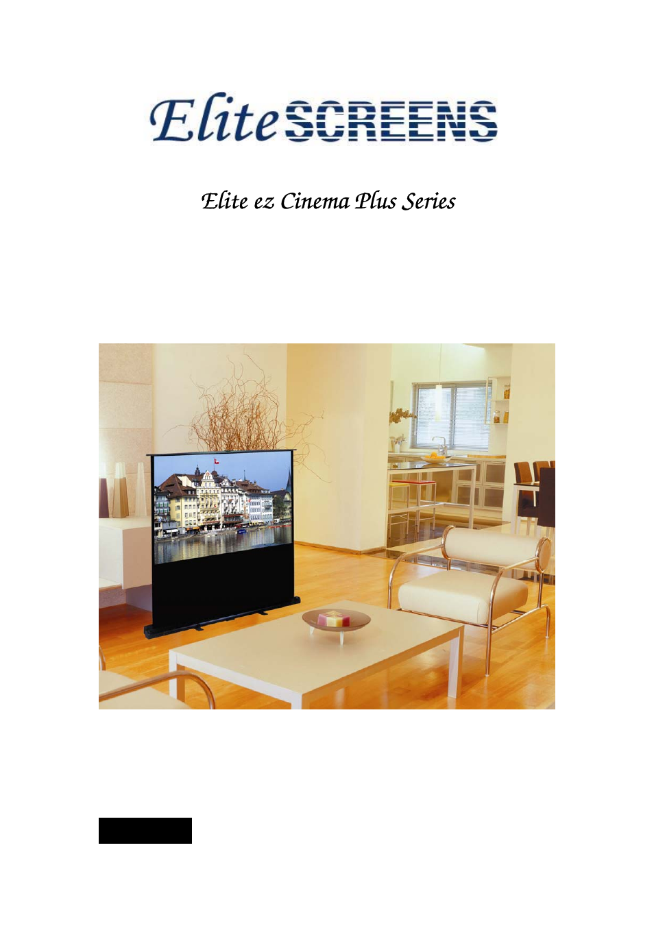 Elite Screens F84XCH1 User Manual | 6 pages