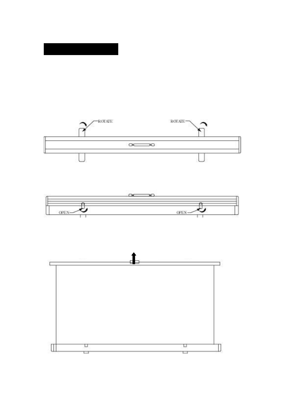 Operational instructions | Elite Screens ELITE EZ CINEMA SERIES F84NWH User Manual | Page 12 / 15