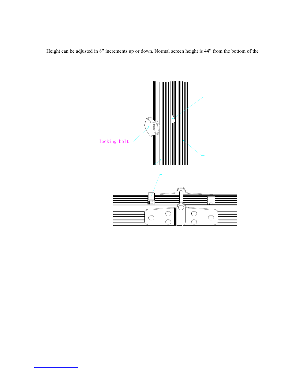 Folding the screen material for proper packing, Attaching the frame to its supports | Elite Screens REV043010-JA User Manual | Page 7 / 10