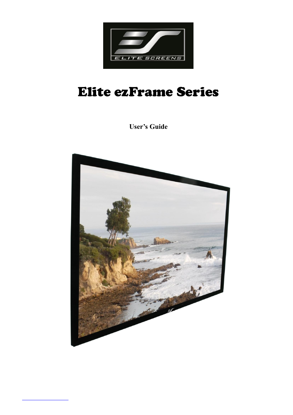 Elite Screens 010410-JA User Manual | 11 pages