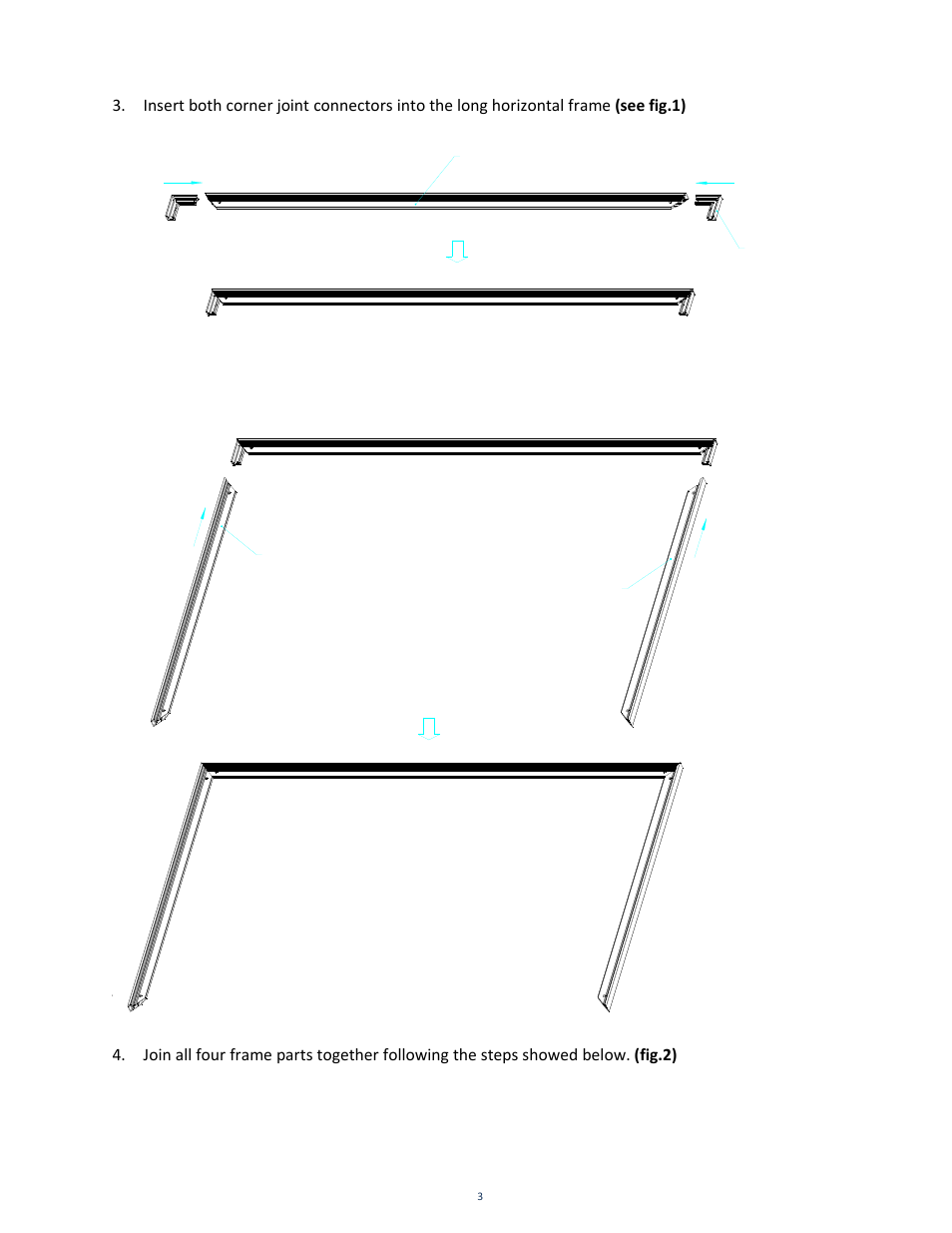 Fig.1) | Elite Screens 091709JA User Manual | Page 4 / 13