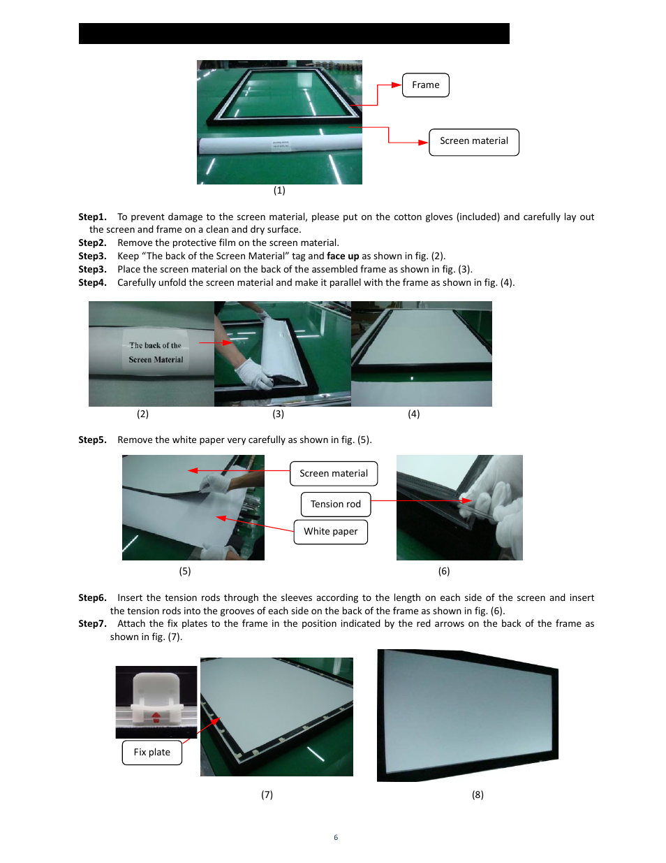 Elite Screens 091709JA User Manual | Page 7 / 13