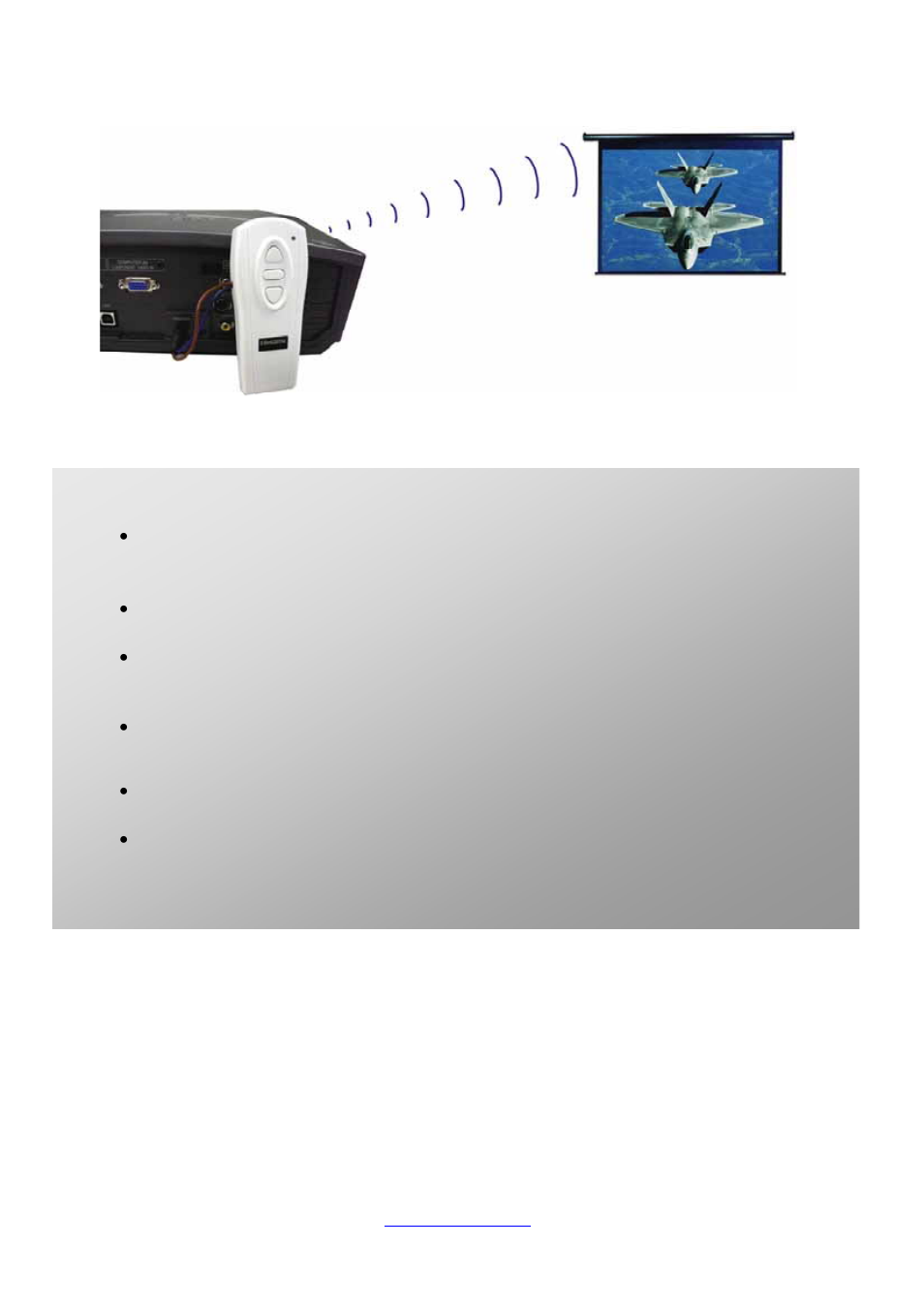 Features and benefits | Elite Screens ZSP-TR01 User Manual | Page 2 / 2