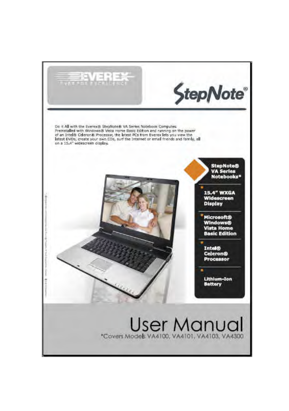 Everex VA4103 User Manual | 140 pages