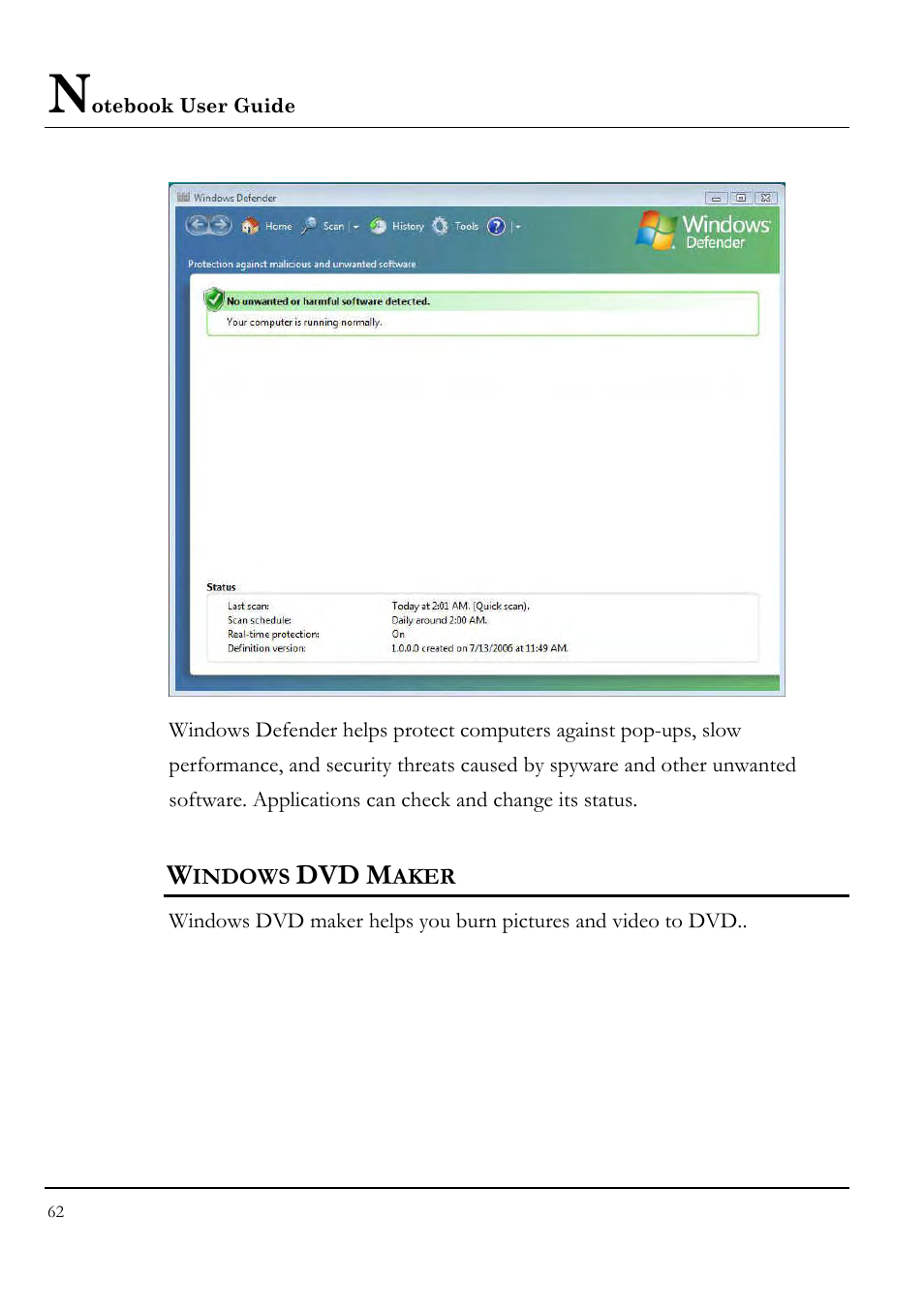 Windows dvd maker | Everex VA4103 User Manual | Page 62 / 140