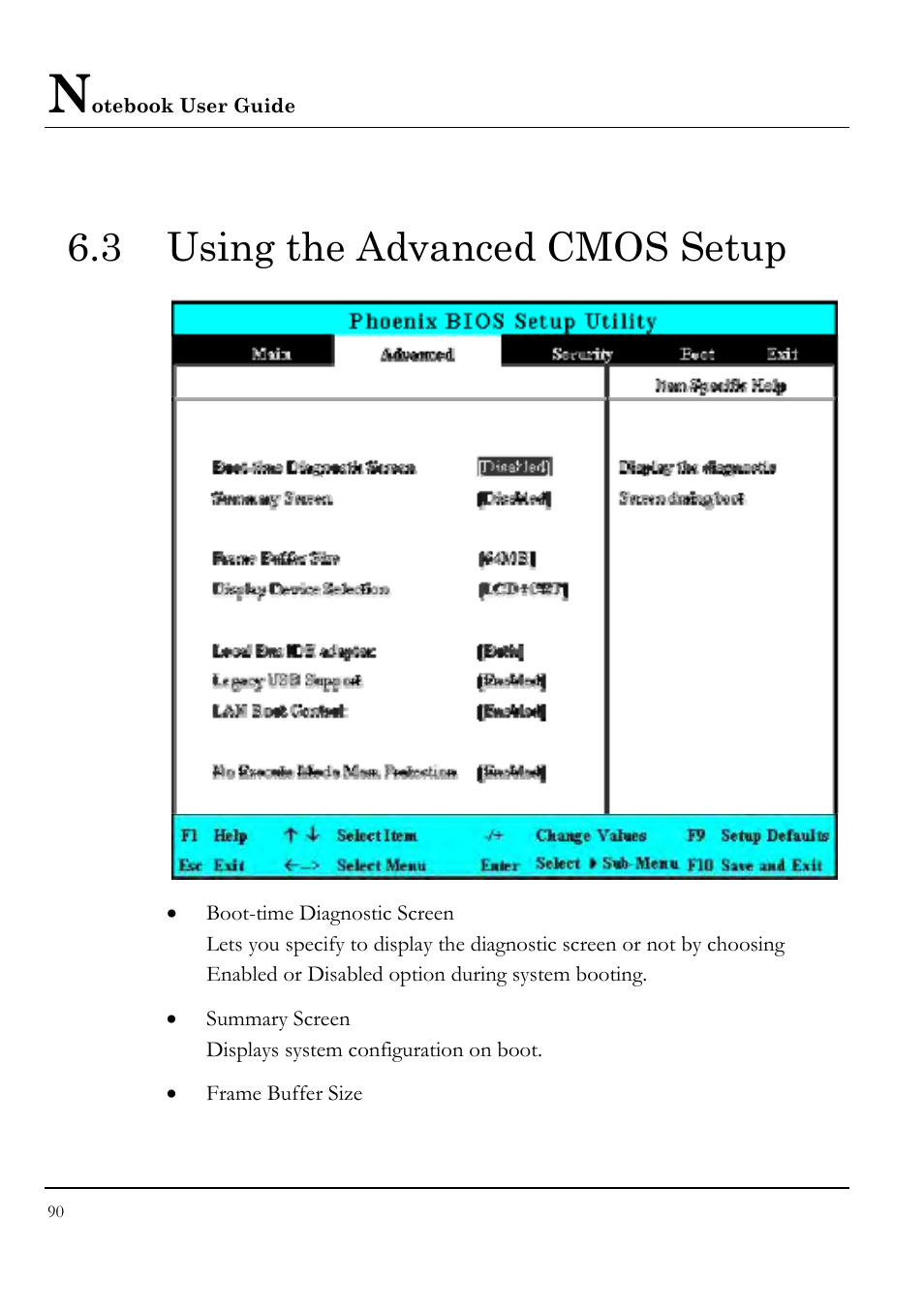 3 using the advanced cmos setup | Everex VA4103 User Manual | Page 90 / 140