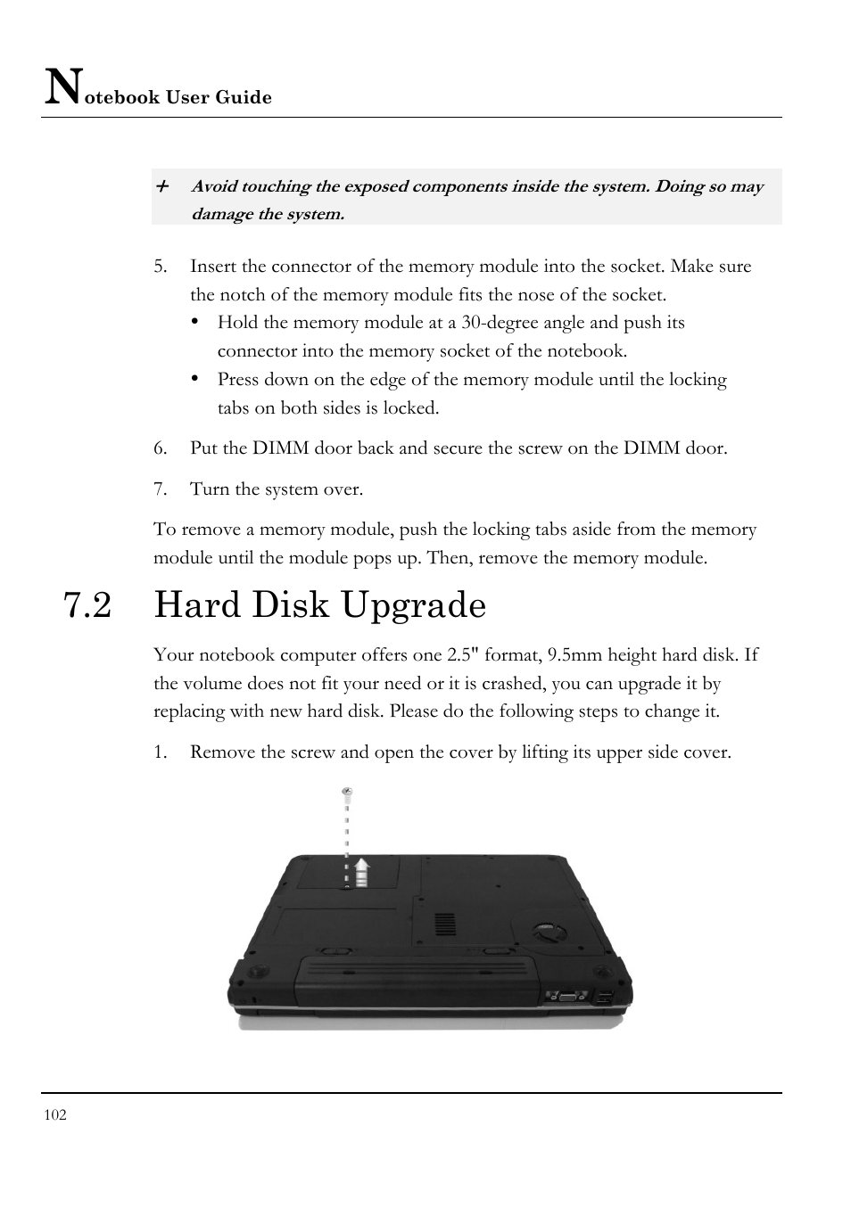 2 hard disk upgrade | Everex LW7WE User Manual | Page 102 / 122