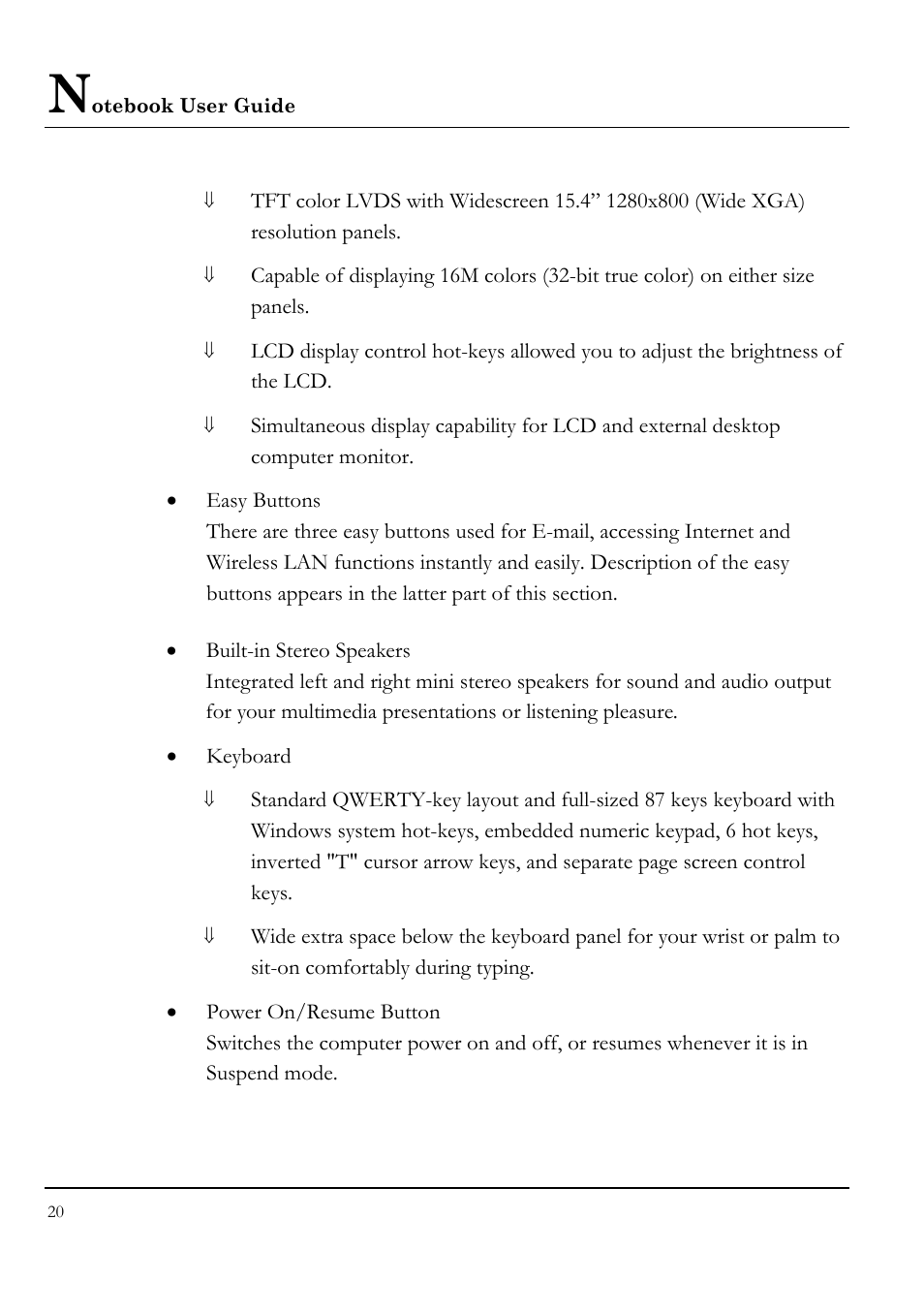 Everex LW7WE User Manual | Page 20 / 122