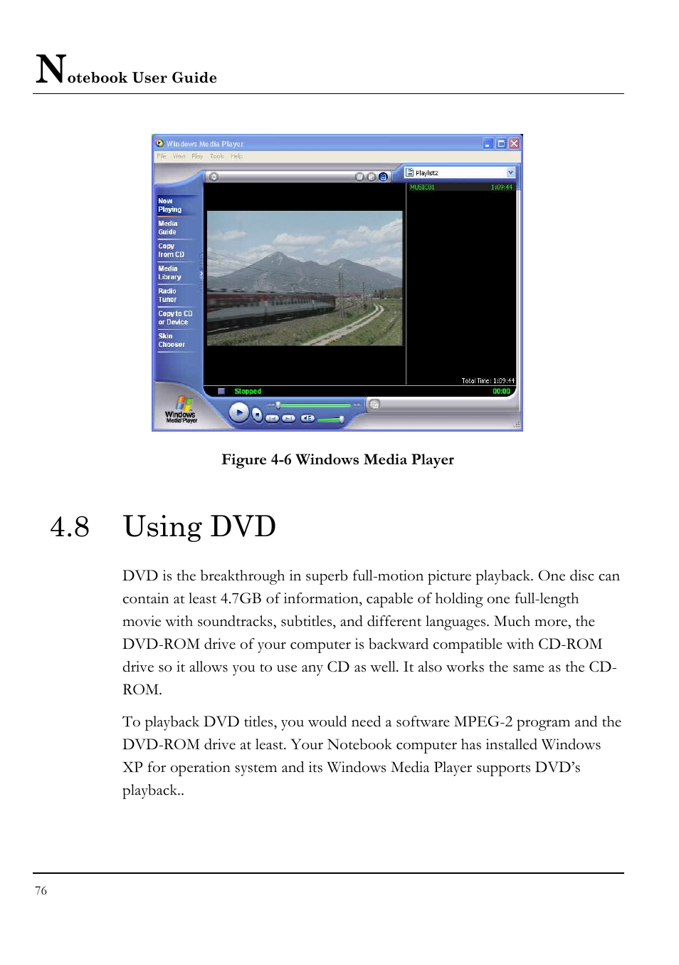 8 using dvd | Everex LW7WE User Manual | Page 76 / 122