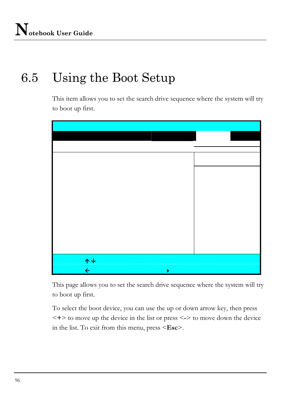 5 using the boot setup | Everex LW7WE User Manual | Page 96 / 122